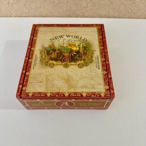New World Empty Cigar Box - for decoration, collection, etc